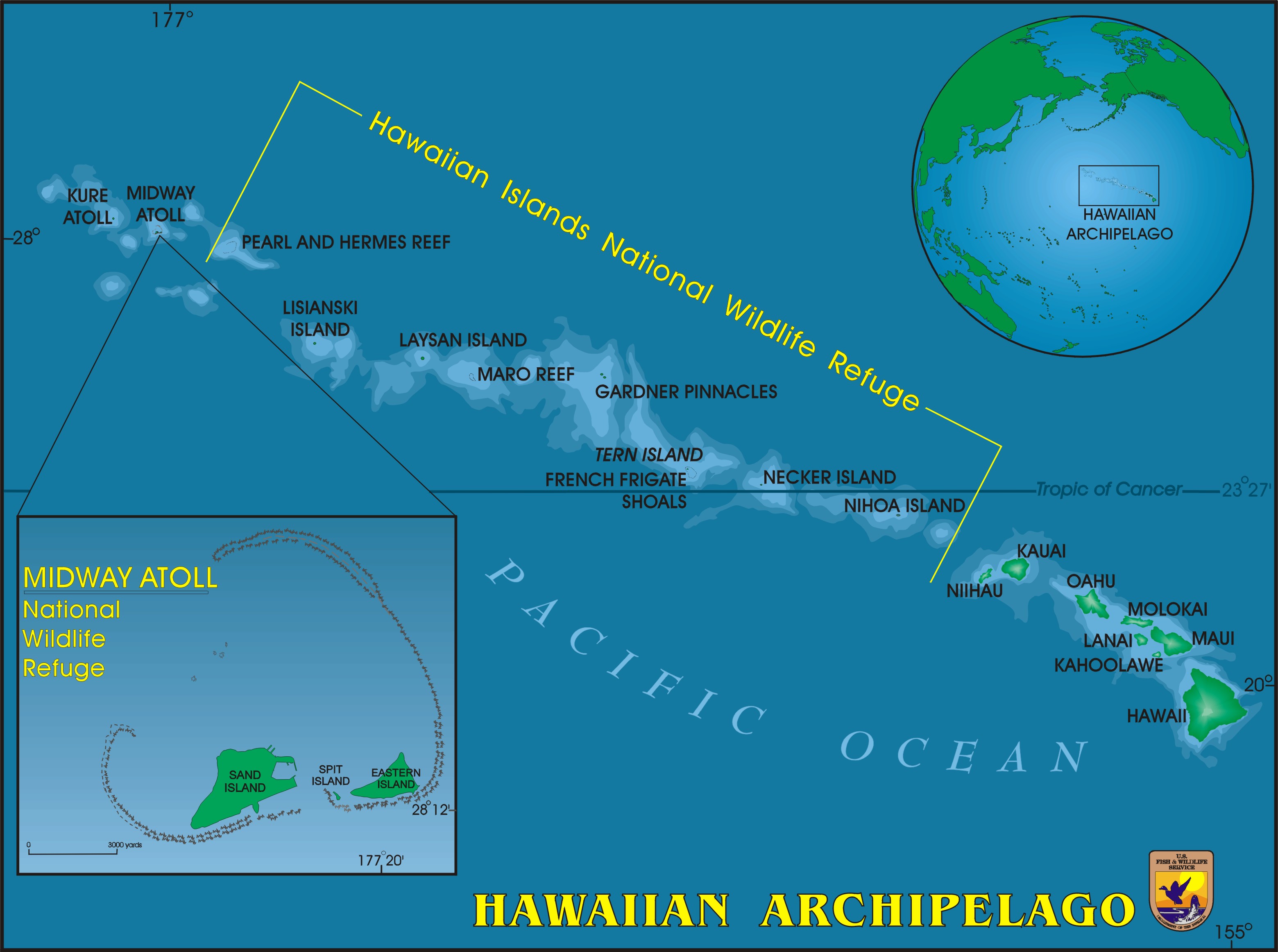 Maps Midway Island